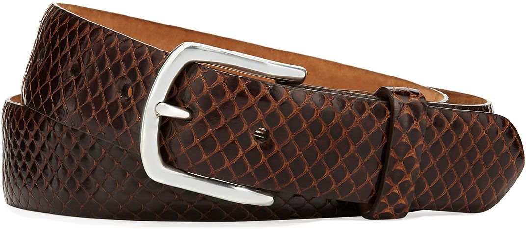 Anaconda Snakeskin Belt