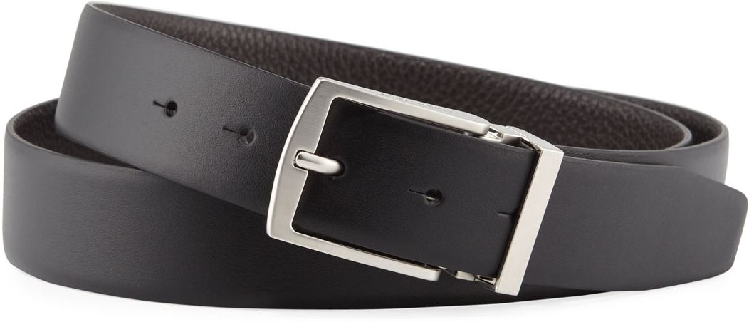 Boxed Gift Set with Reversible Belt & Two Buckles