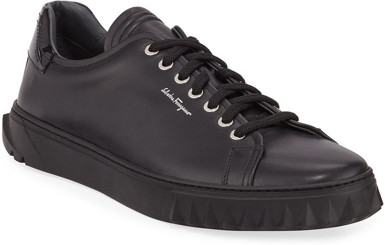 Cube Low-Top Leather Sneakers