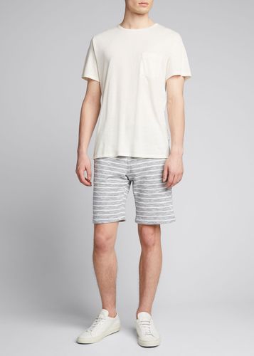 Chad Linen-Cotton Jersey Pocket Tee