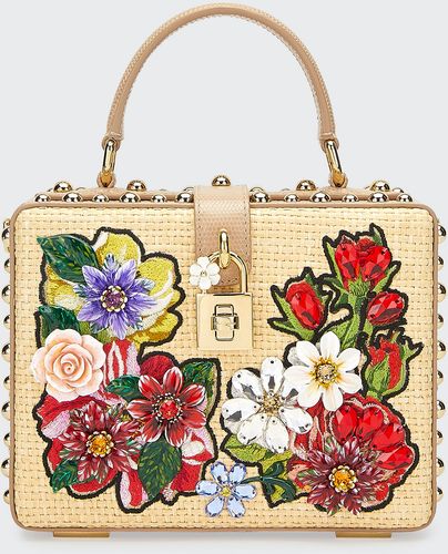 Jeweled Box Top-Handle Bag