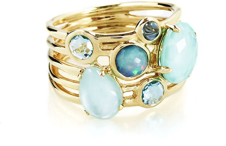 18k Rock Candy Gelato 6-Stone Cluster Ring