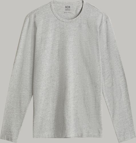 t-shirt in jersey di cotone maniche lunghe