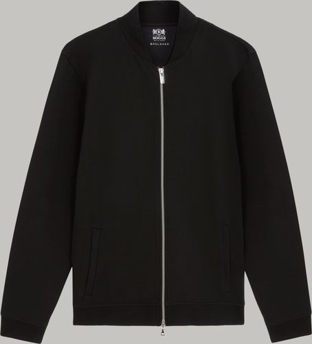 bomber full zip in jersey di cotone tencel