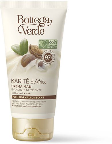 Karitè d'Africa - Crema mani - idratante nutriente -con burro di Karitè - pelli normali o secche