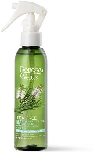 Tea Tree - Spray igienizzante ambienti - con mix di oli essenziali e Tea Tree - purificante rinfrescante