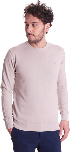 MAGLIA GIROCOLLO TRUSSARDI JEANS IN COTONE