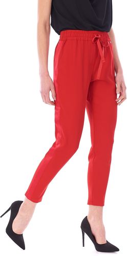 PANTALONE LUCKYLU JOGGER CON BANDA IN RASO