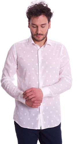 CAMICIA MASTRICAMICIAI A POIS SLIM FIT