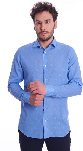 CAMICIA MASTRICAMICIAI A POIS SLIM FIT