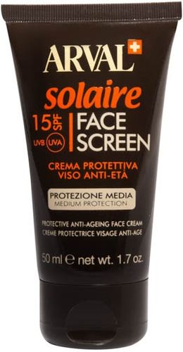 Face Screen SPF15 Crema Protettiva Viso Anti-età 50 ml ARVAL