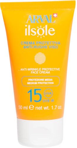 Crema Protettiva Anti-Rughe Viso Spf15 Crema Anti-Rughe 50 ml Arval