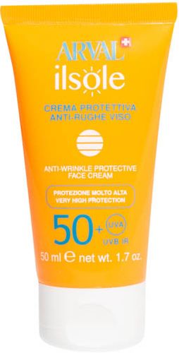 Crema Protettiva Anti-Rughe Viso Spf50+ - Protezione Molto Alta Arval