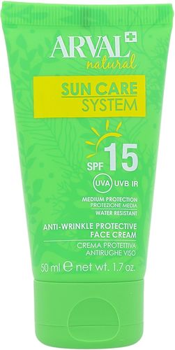 Sun Care System - Anti-Wrinkle Protective Face Cream SPF15 50 ml ARVAL