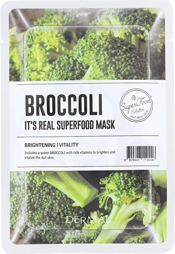 It's Real Superfood Mask BROCOLI Maschera ai Broccoli 1 pz DERMAL