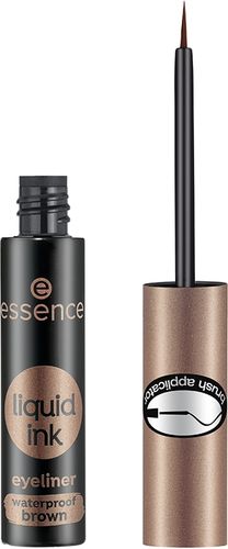 Liquid Ink Eyeliner Waterproof 02 Ash Brown Eyeliner Essence