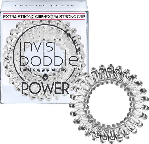 Power Crystal Clear Elastico 3 pz Invisibobble Donna
