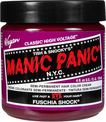 Classic High Voltage Hair Dye Fuschia Shock Tintura Manic Panic