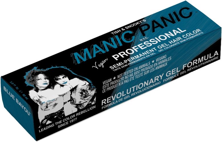 Semi-Permanent Gel Hair Dye Blue Bayou Colorante Capelli MANIC PANIC