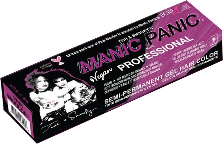 Semi-Permanent Gel Hair Dye Pink Warrior Colorante Capelli Manic Panic