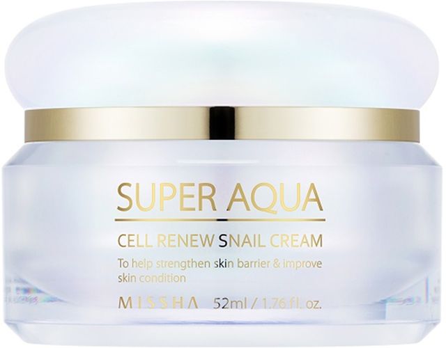 Super Aqua Cell Renew Snail Cream Crema Bava Di Lumaca 52ml Missha