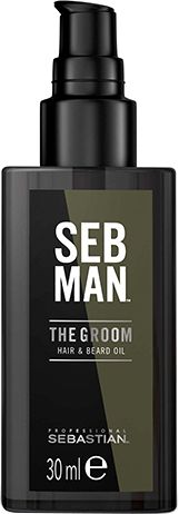 The Groom Olio Per Capelli e Barba Flacone 30 ml Seb Man Uomo