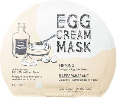 Egg Cream Mask Firming Maschera Viso 5 pz Too Cool For School