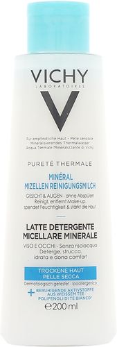 Purete Thermale Latte Detergente Micellare Minerale 200 ml Vichy