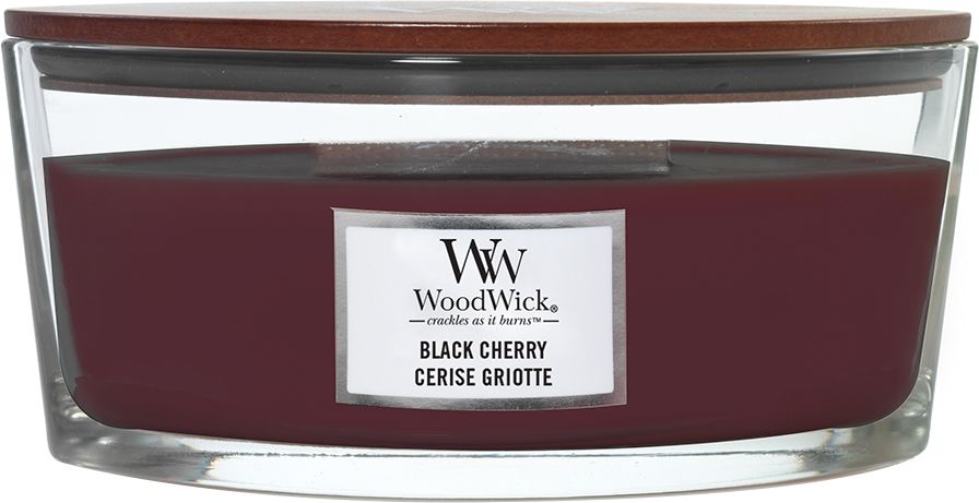 Black Cherry Candele In Vetro Ellipse 454 gr Woodwick