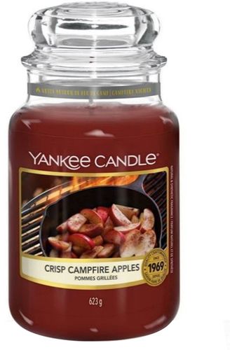Candela Crisp Campfire Apples Giara Grande 623 gr YANKEE CANDLE
