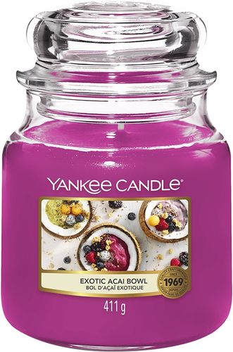 Candela Exotic Acai Bowl Giara Media 411 gr Yankee Candle