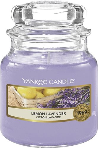 Candela Lemon Lavender Giara Piccola 104 gr YANKEE CANDLE