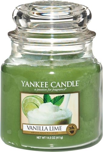 Candela Vanilla Lime Giara Media 411 gr Yankee Candle