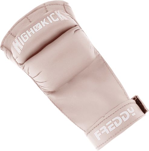 Protezioni fit Boxe donna con velcro e logo a contrasto