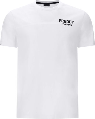 T-shirt grafica camo puntinata in tono e FREDDY TRAINING opaca