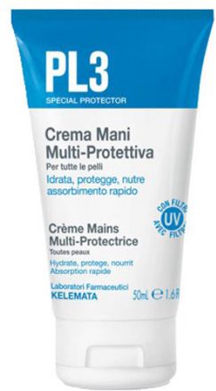 Pl3 Crema Mani Multi Protettiva 50 Ml - Kelemata Srl