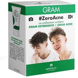 Gram Zeroacne 1 Gram Detergente 50 Ml + 1 Gram Acne 50 Ml - Lab.farmaceutici Krymi Spa