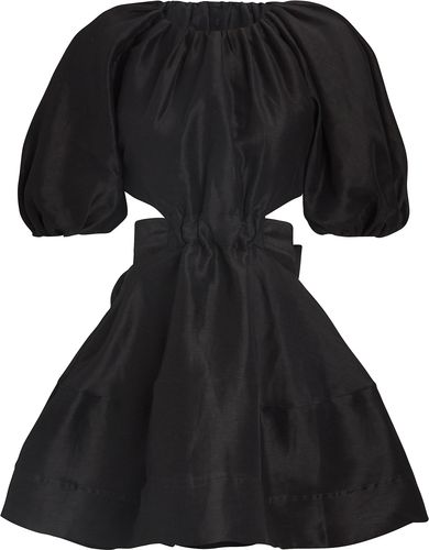 Psychedelia Cut-Out Mini Dress, Black 14