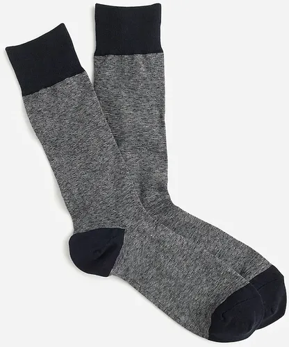 Striped microdot socks