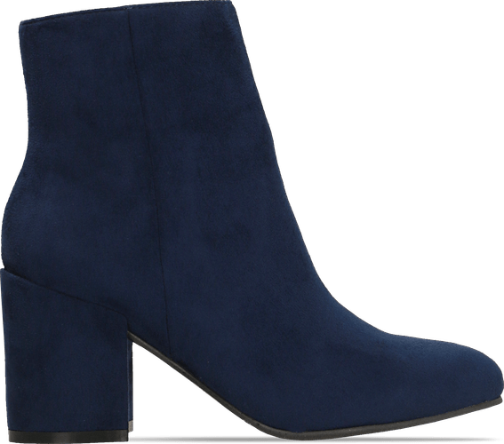 Ankle boots blu in microfibra, tacco 7,5 cm  | Primadonna Collection